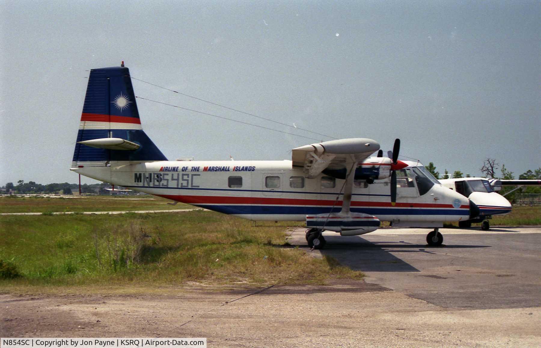N854SC, GAF N22B Nomad C/N N22B-106FA, Taken May 1989