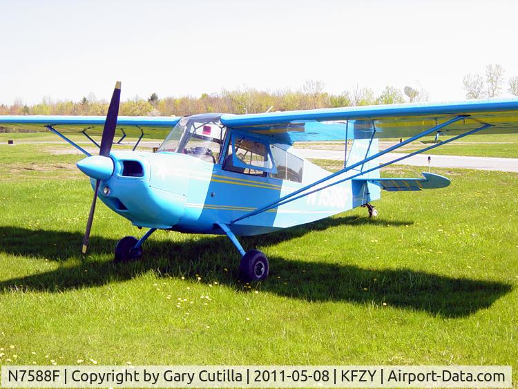 N7588F, 1970 Champion 7ECA Citabria C/N 751-70, EAA Mothers's Day Fly-In