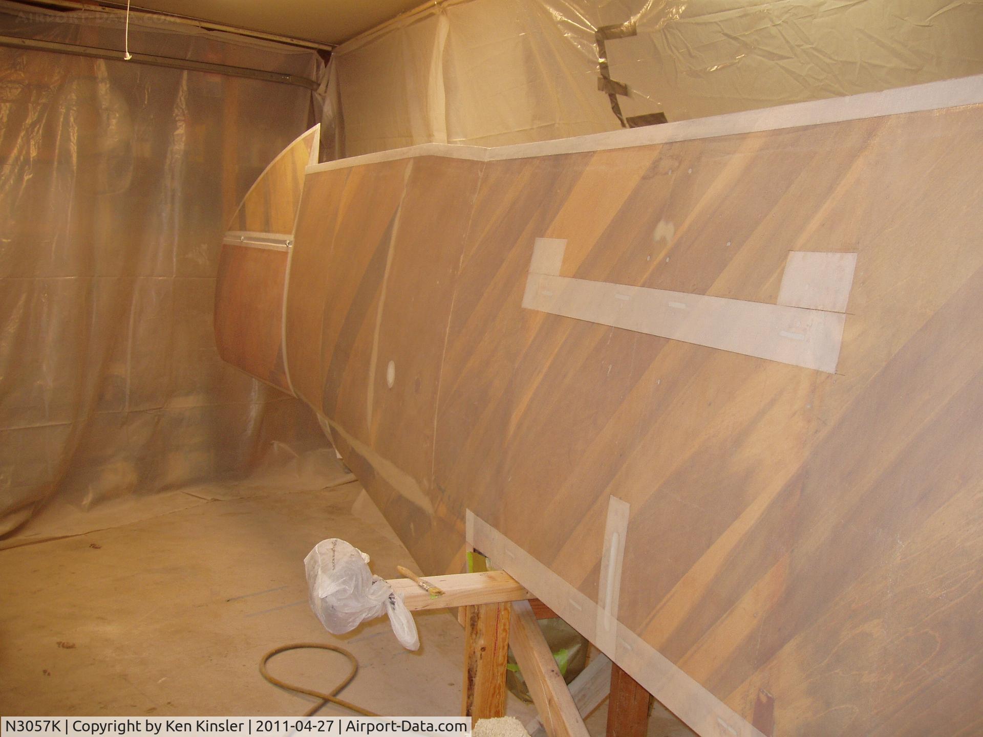 N3057K, 1946 Culver V C/N V-276, Right aileron installed Wing ready for silver