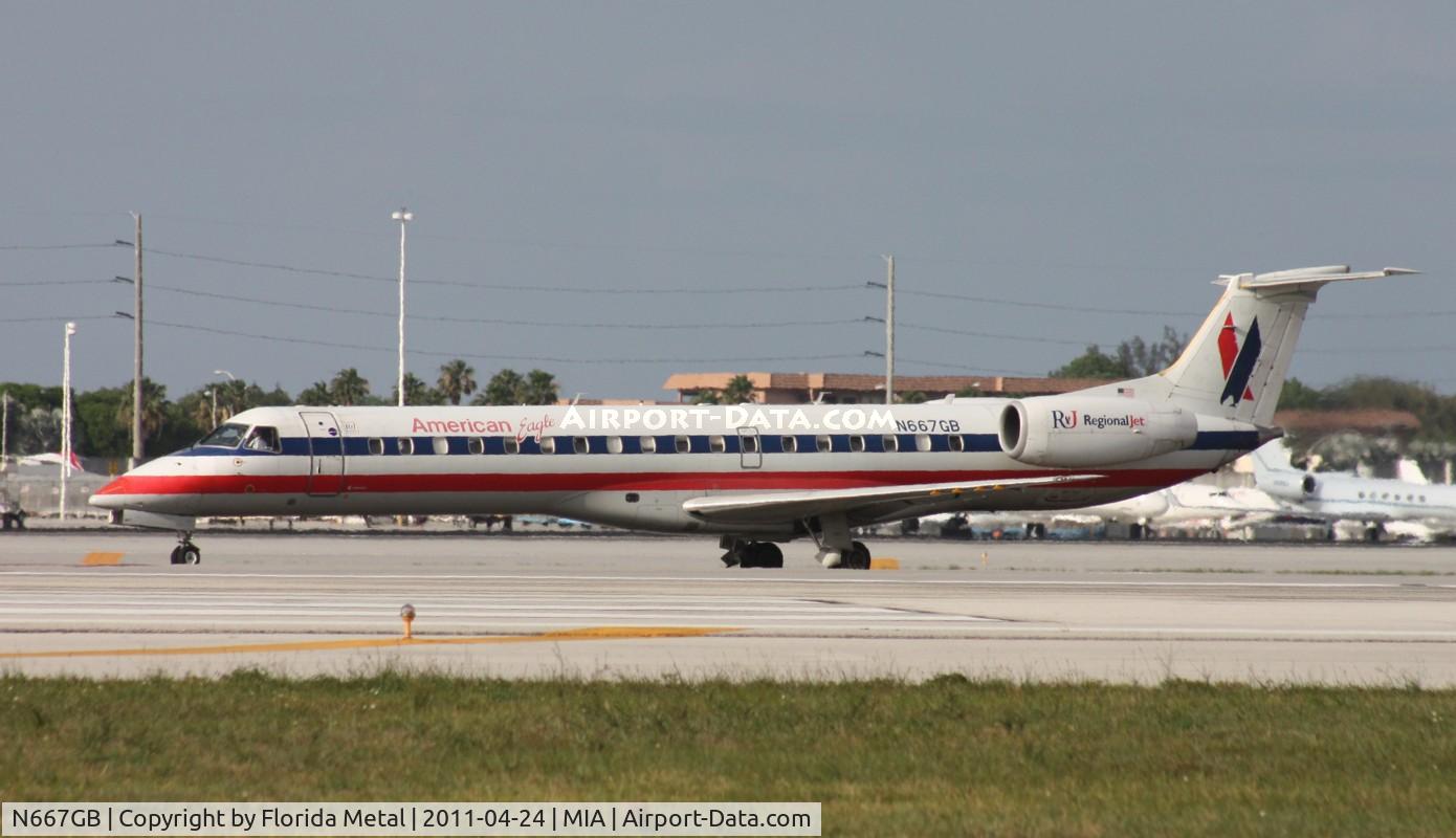 N667GB, 2004 Embraer ERJ-145LR (EMB-145LR) C/N 145784, Eagle E145