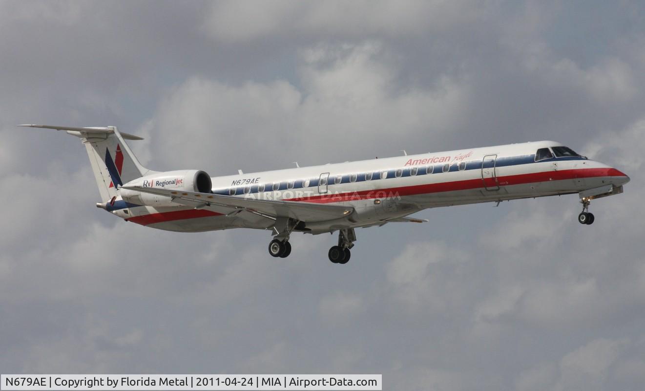 N679AE, 2004 Embraer ERJ-145LR (EMB-145LR) C/N 14500814, Eagle E145