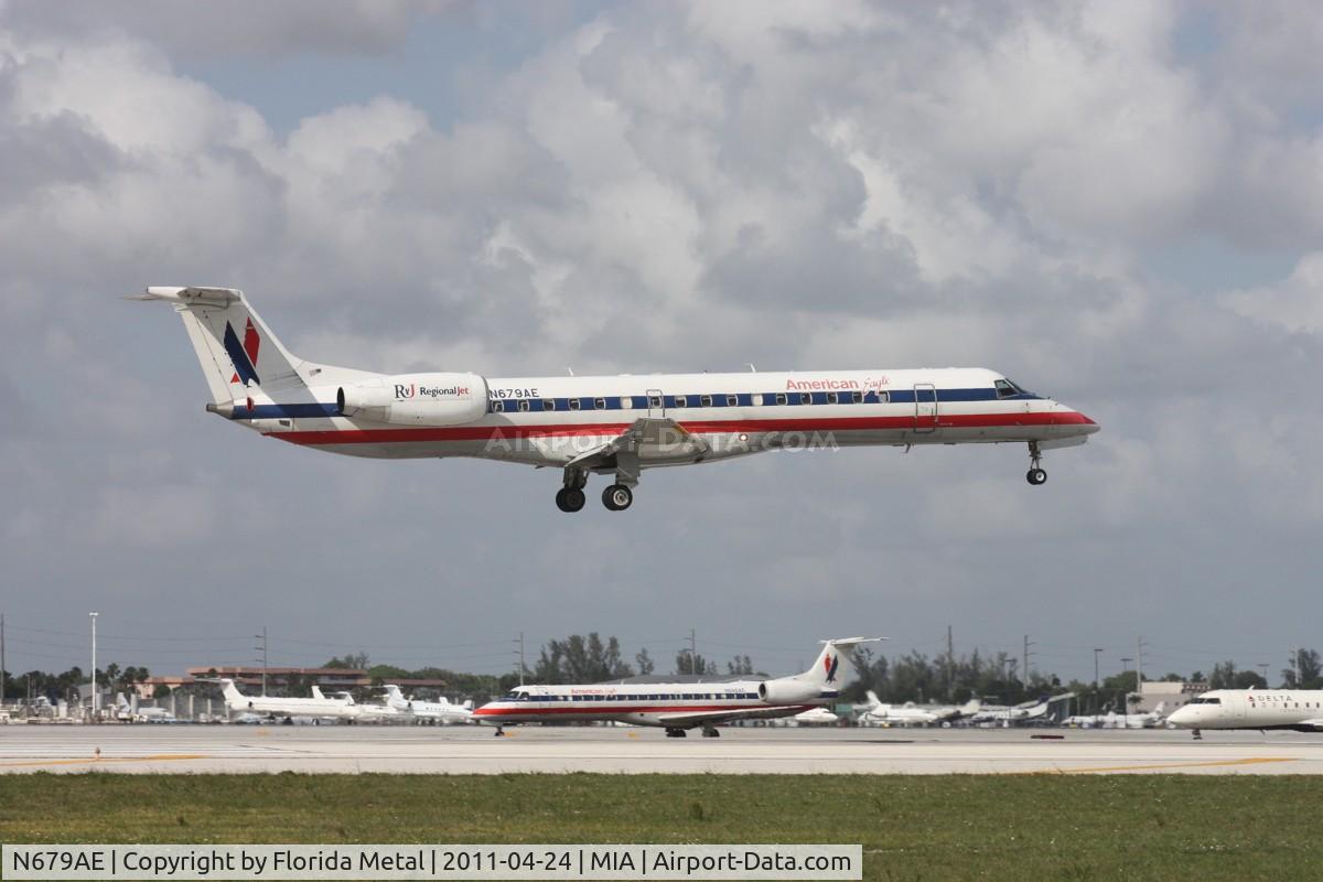 N679AE, 2004 Embraer ERJ-145LR (EMB-145LR) C/N 14500814, Eagle E145LR