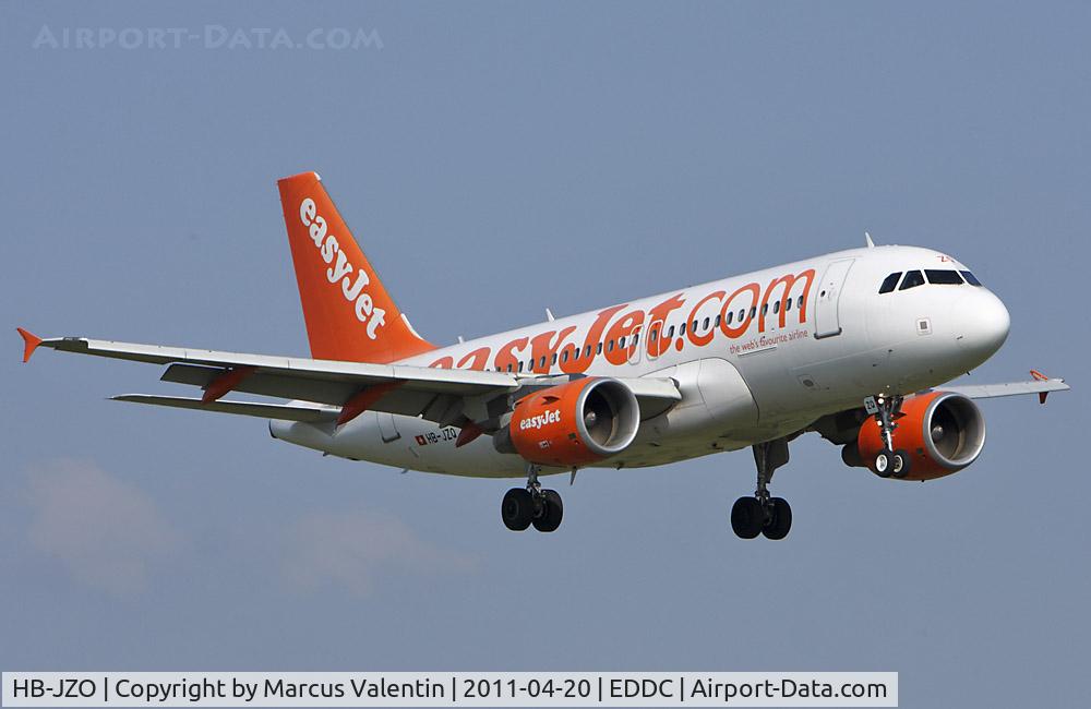 HB-JZO, 2005 Airbus A319-111 C/N 2398, Dresden Airport