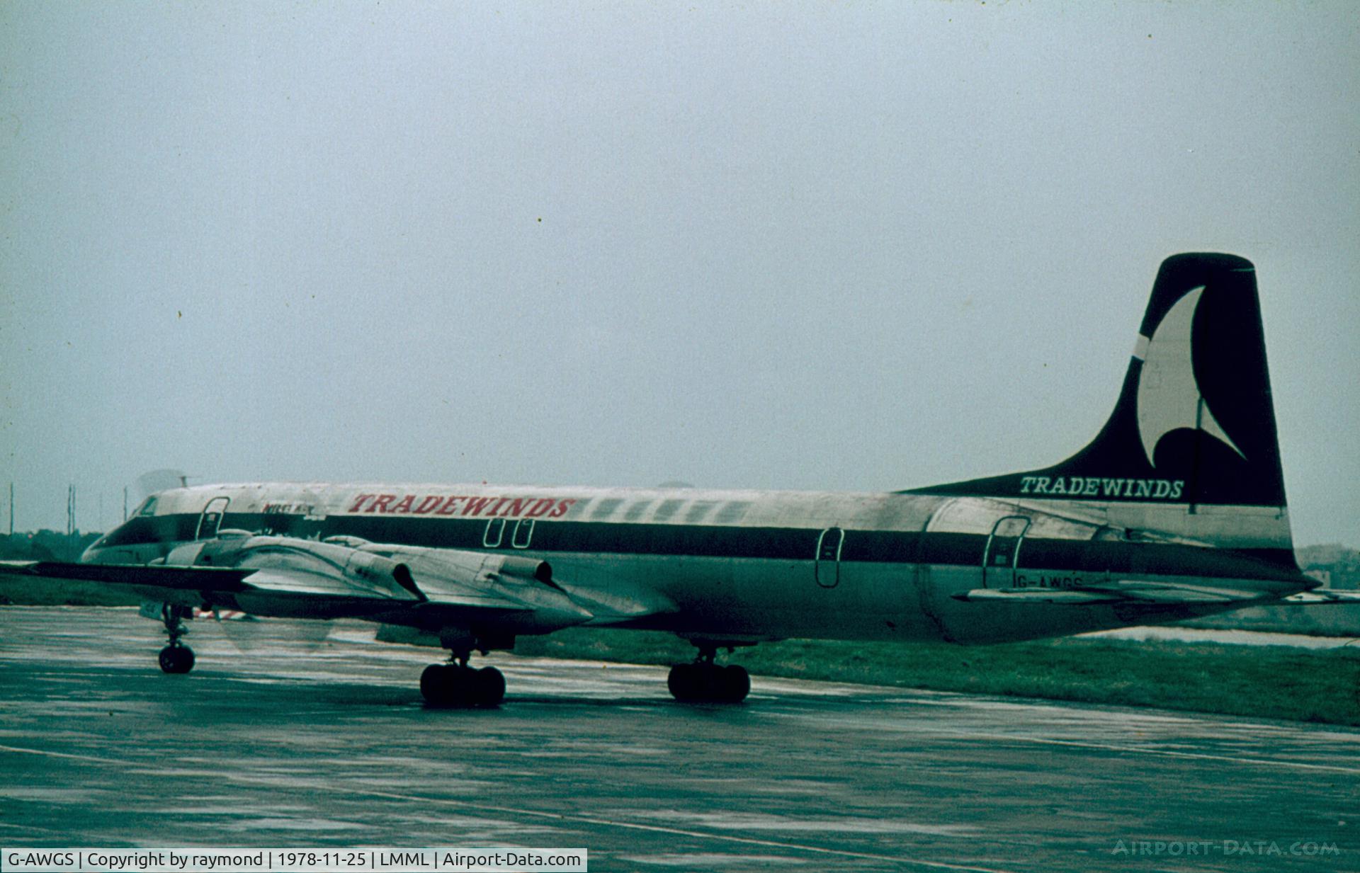 G-AWGS, 1961 Canadair CL-44D4-1 C/N 27, CL44 G-AWGS Tradewinds