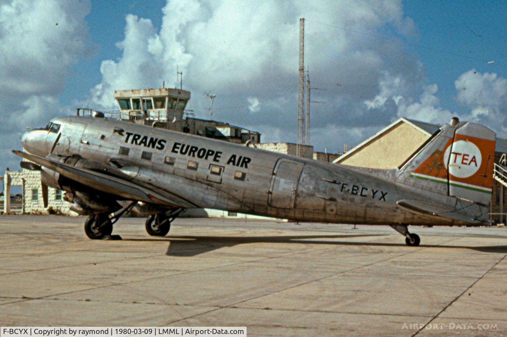 F-BCYX, 1943 Douglas DC-3C-S1C3G (C-47A) C/N 10144, DC3 F-BCYX Trans Europe Air