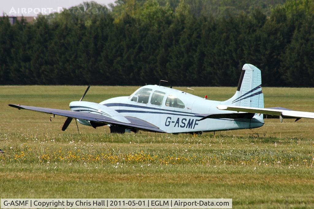 G-ASMF, 1964 Beech D95A Travel Air C/N TD-565, White Waltham resident