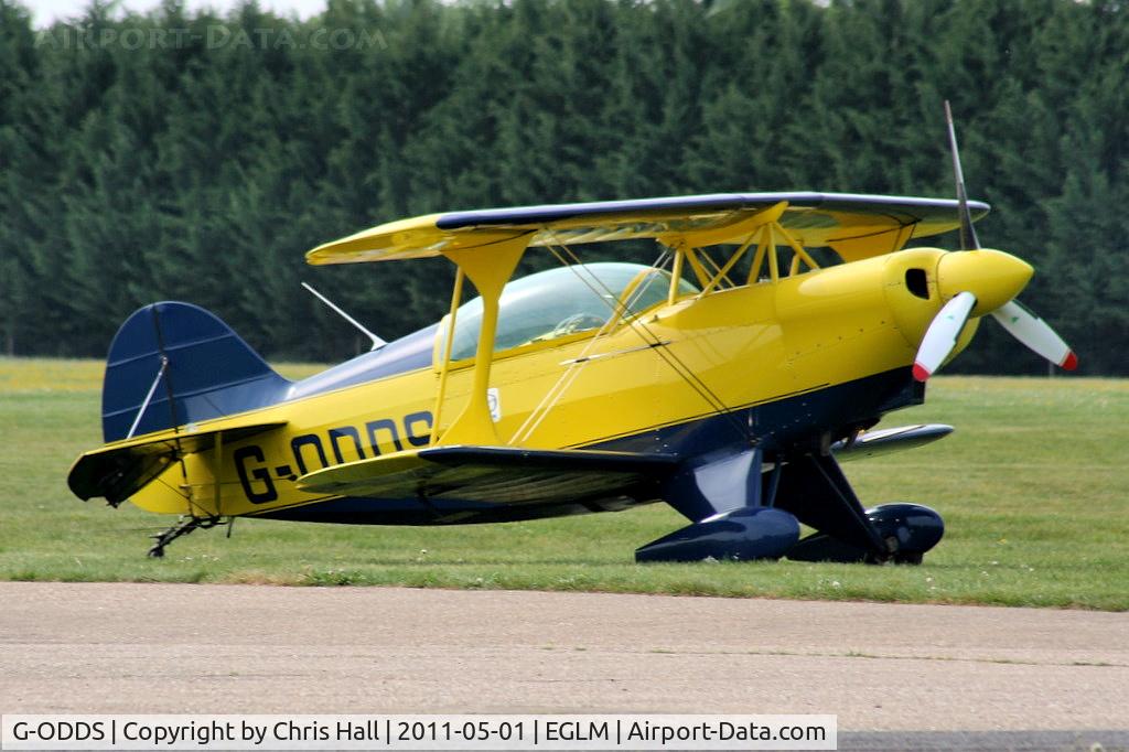 G-ODDS, 1980 Aerotek Pitts S-2A Special C/N 2225, White Waltham resident