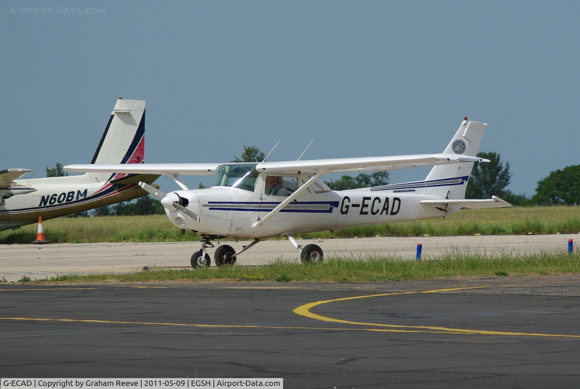 G-ECAD, 1980 Reims FA152 Aerobat C/N 0369, Parked in the sun.