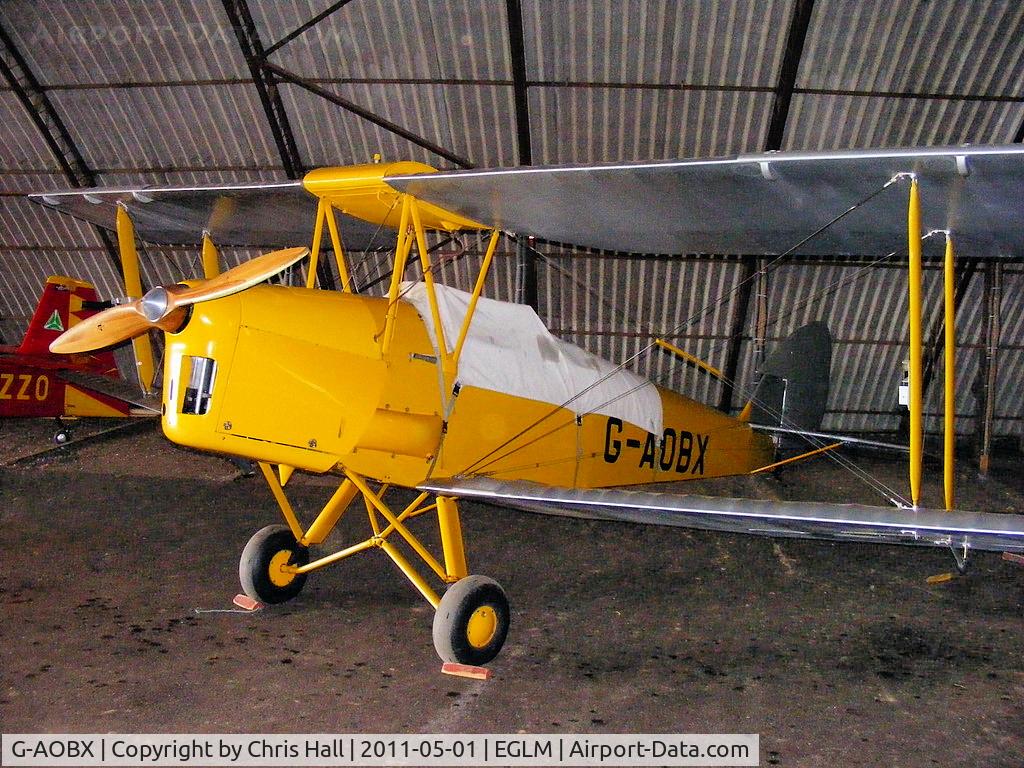 G-AOBX, 1940 De Havilland DH-82A Tiger Moth II C/N 83653, White Waltham resident