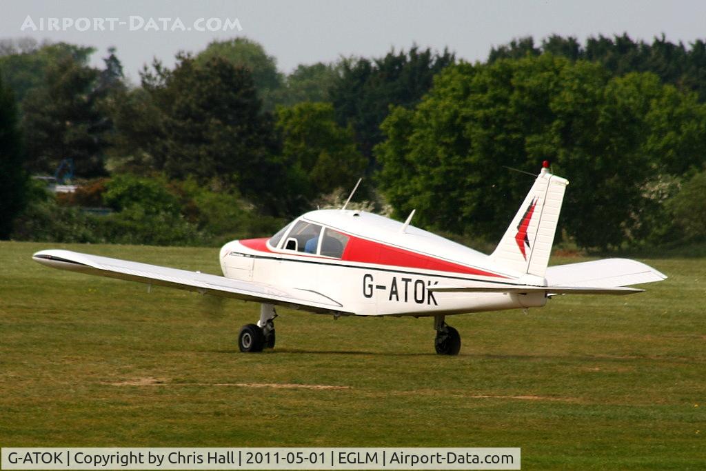 G-ATOK, 1966 Piper PA-28-140 Cherokee C/N 28-21612, White Waltham resident