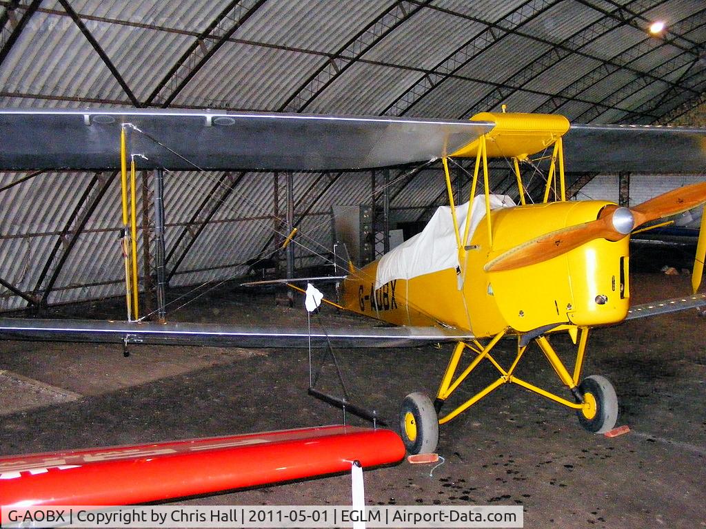 G-AOBX, 1940 De Havilland DH-82A Tiger Moth II C/N 83653, White Waltham resident