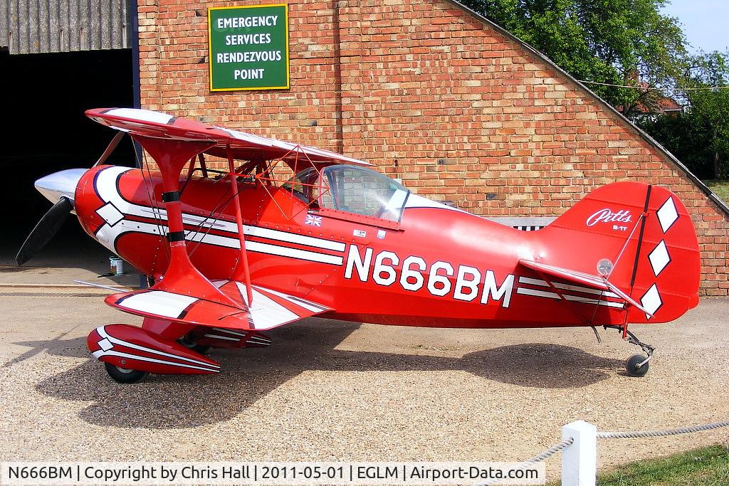 N666BM, 1991 Aviat Pitts S-1T Special C/N 1057, White Waltham resident