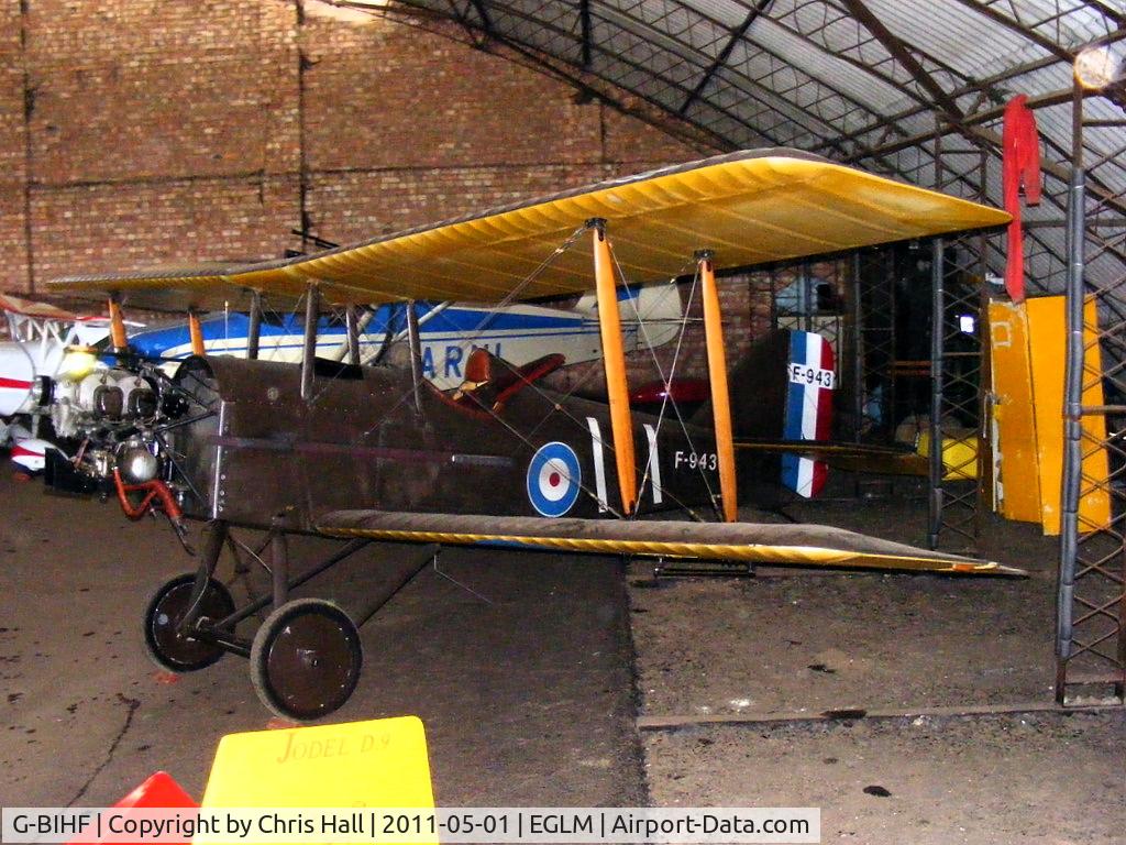 G-BIHF, 1983 Royal Aircraft Factory SE-5A Replica C/N PFA 020-10548, Wearing Royal Flying Corps serial F-943