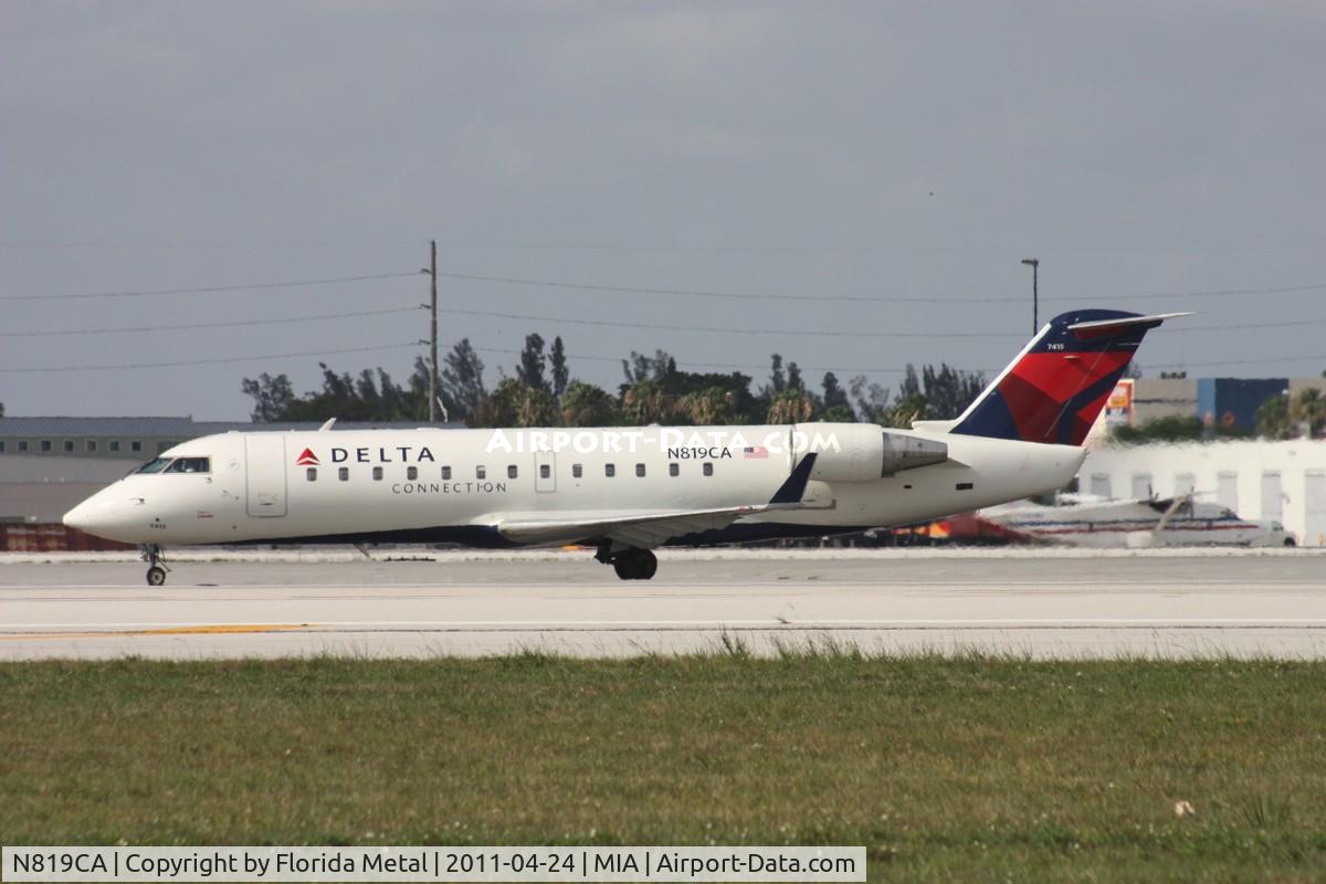 N819CA, 2000 Bombardier CRJ-100ER (CL-600-2B19) C/N 7415, Comair CRJ