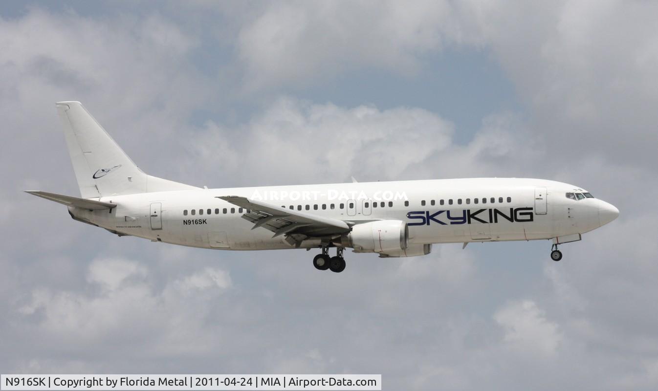 N916SK, 1991 Boeing 737-4Q8 C/N 24706, Sky King 737-400