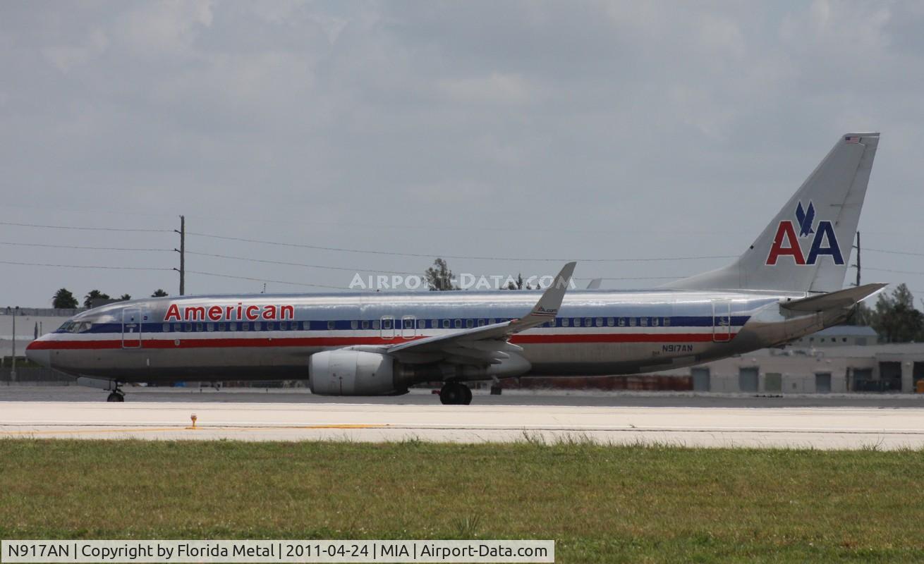 N917AN, 1999 Boeing 737-823 C/N 29518, American 737-800