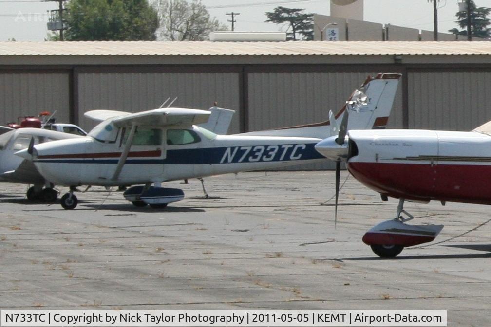 N733TC, 1977 Cessna 172N C/N 17268527, Fast Aviation's Cessna 172 with some damage after Waco N29916 taxied into the tail.