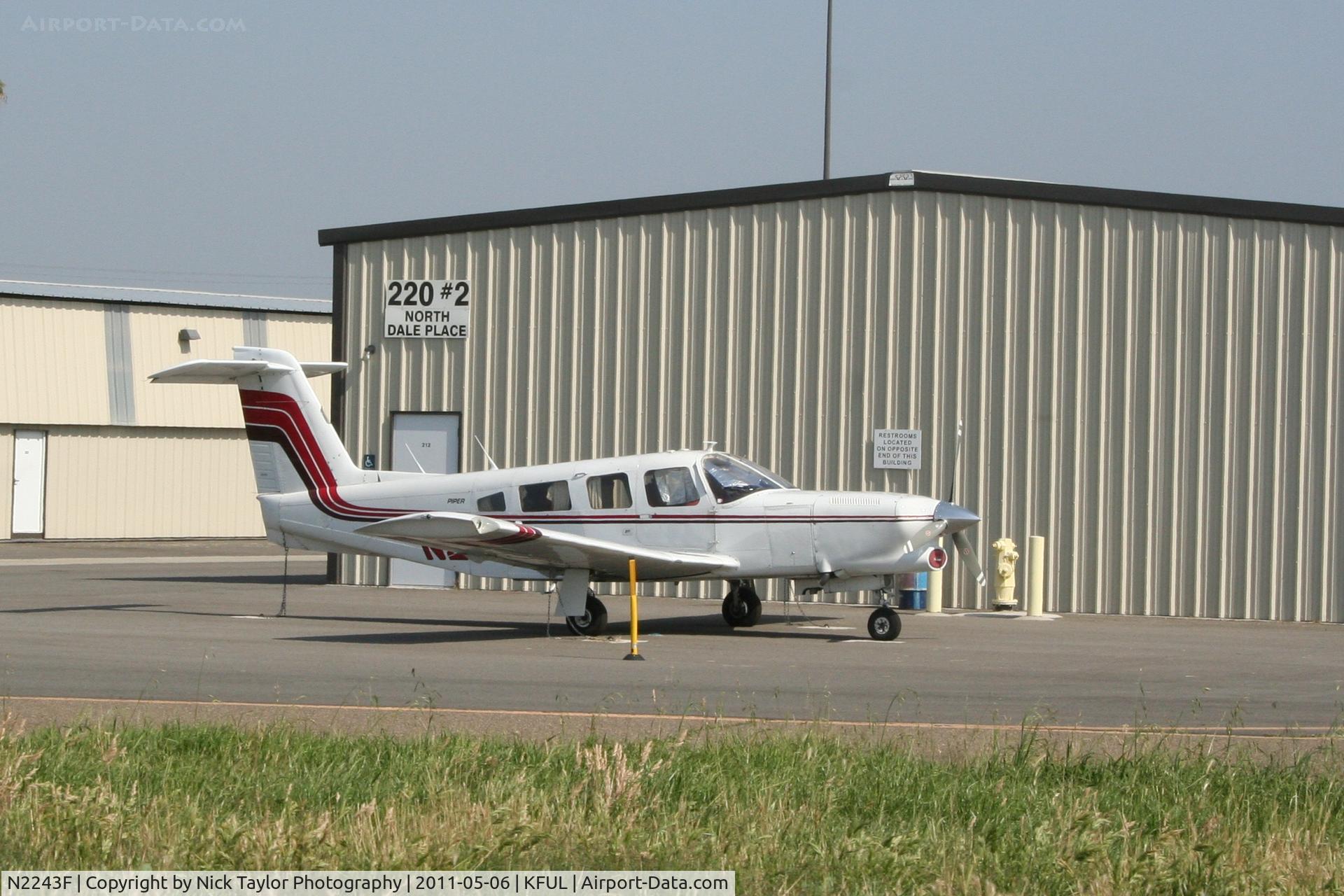 N2243F, 1979 Piper PA-32RT-300T Turbo Lance II C/N 32R-7987071, Sitting at Fulleron on the North side.
