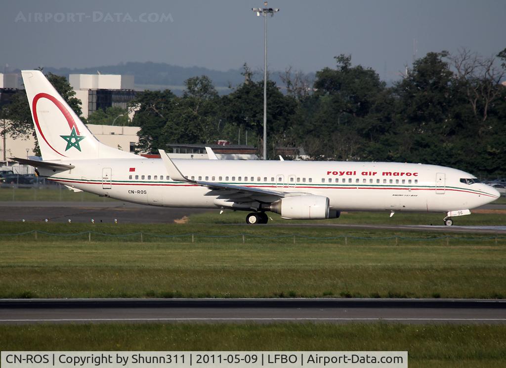CN-ROS, 2008 Boeing 737-8B6 C/N 37718, Lining up rwy 14L or departure...