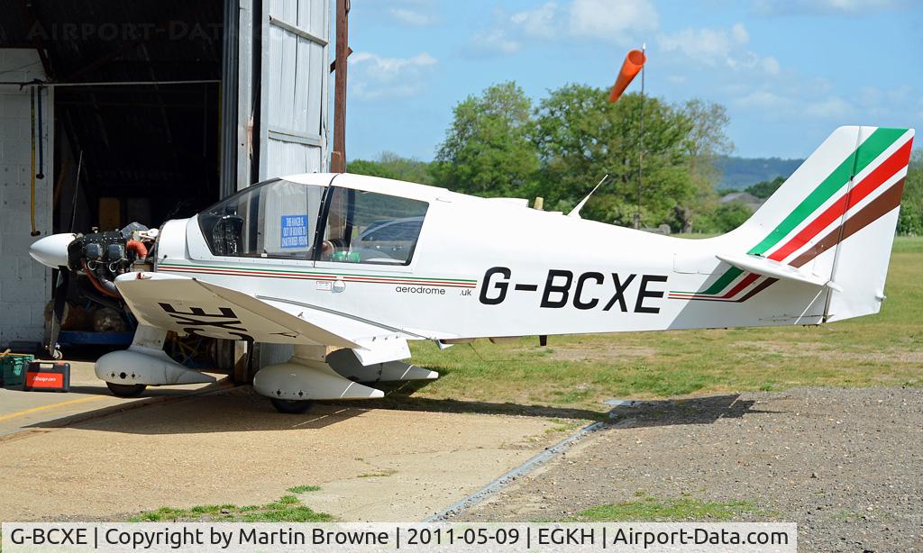 G-BCXE, 1975 Robin DR-400-108  Dauphin 2+2 C/N 1015, SHOT AT HEADCORN