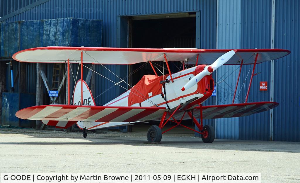 G-OODE, 1947 Stampe-Vertongen SV-4C C/N 500, SHOT AT HEADCORN