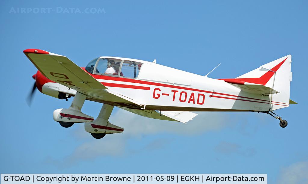 G-TOAD, 1959 Jodel D-140B Mousequetaire II C/N 27, SHOT AT HEADCORN