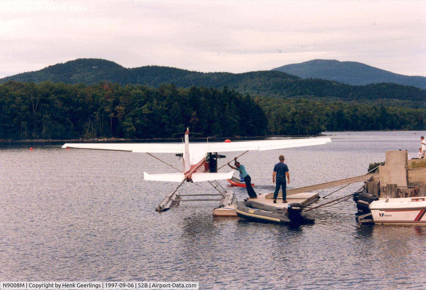 N9008M, 1969 Cessna 180H Skywagon C/N 18052108, Greenville Seaplane Base , Greenville , Main, Moosehead Lake