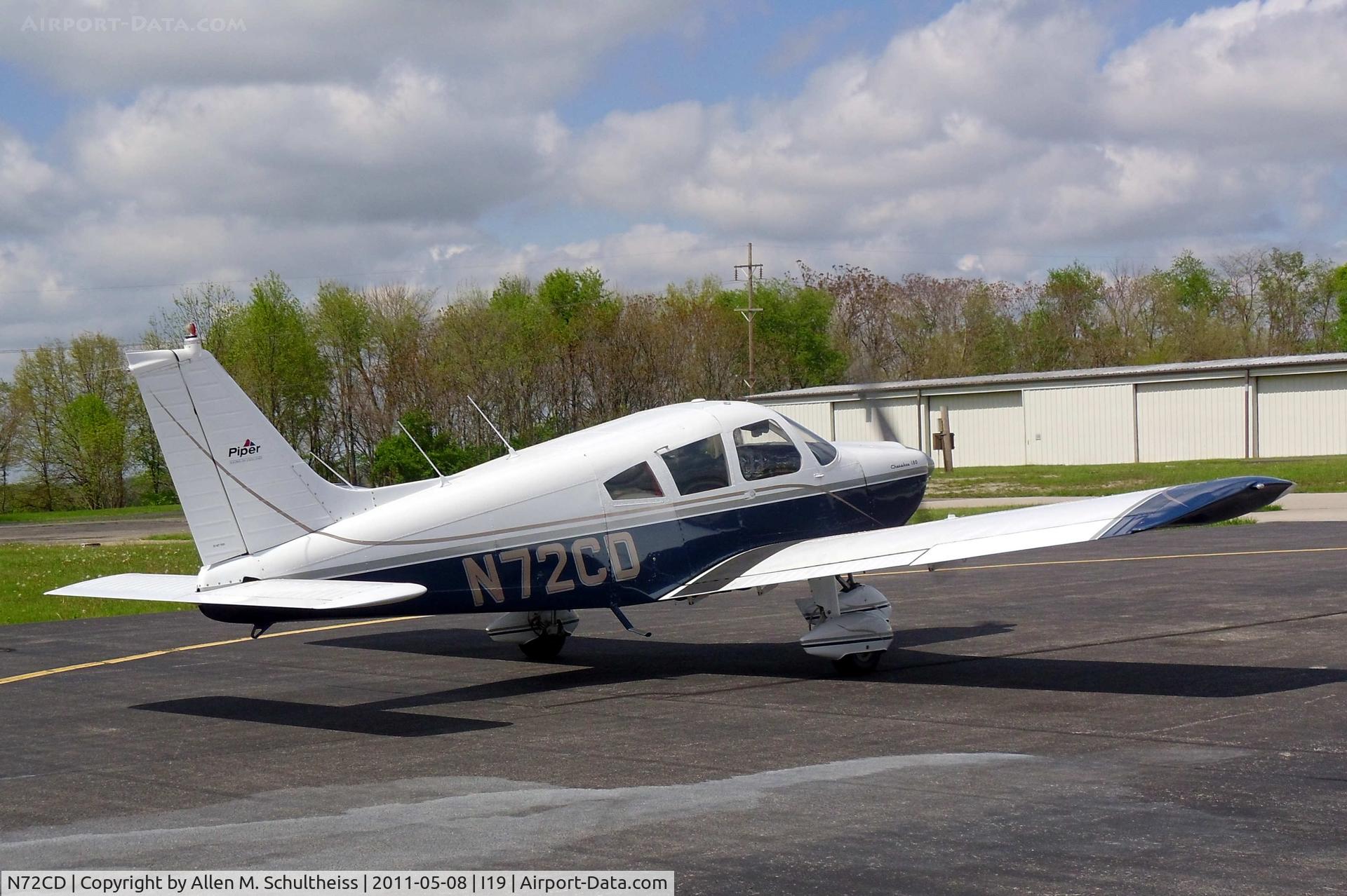 N72CD, 1971 Piper PA-28-180 C/N 28-7205013, 1971 Piper PA-28-180