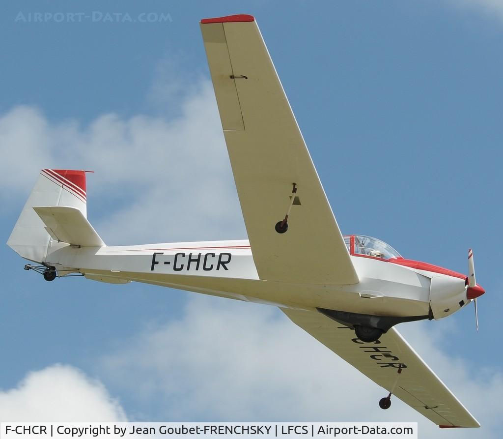 F-CHCR, Scheibe SFL-25R Remorqueur C/N 4619, landing