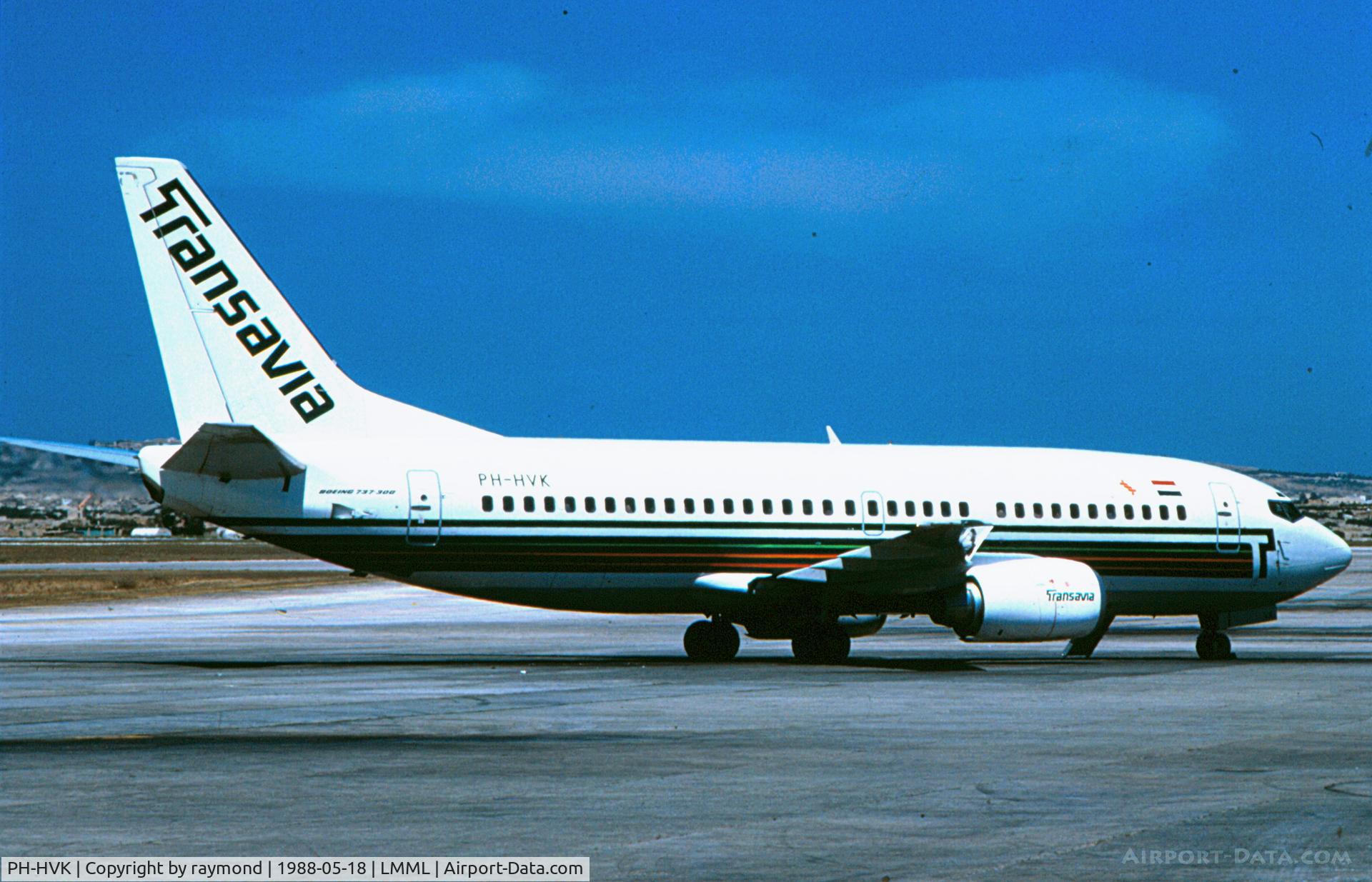 PH-HVK, 1987 Boeing 737-3K2 C/N 23786, B737-300 PH-HVK Transavia Holland