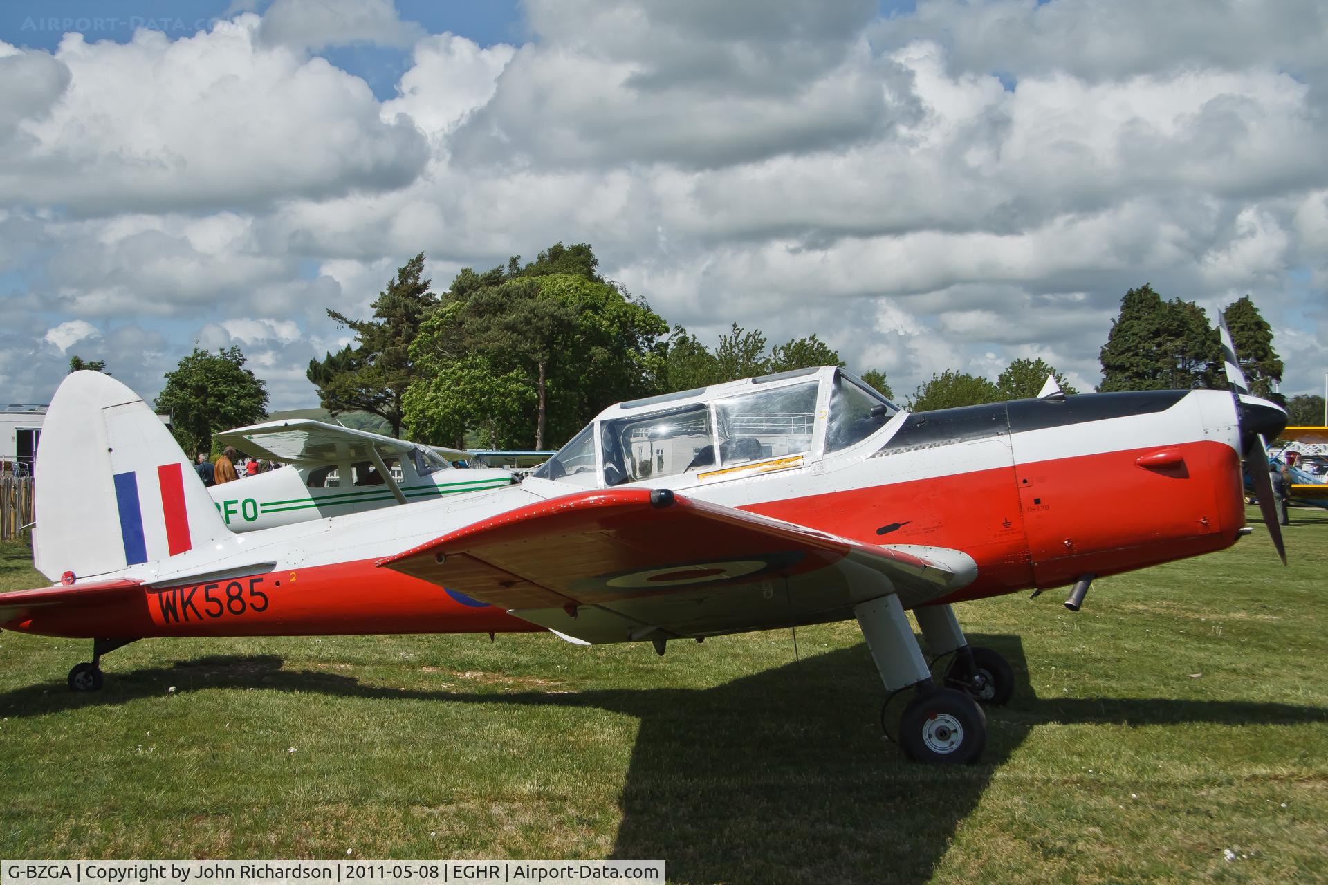 G-BZGA, 1952 De Havilland DHC-1 Chipmunk T.10 C/N C1/0608, At Vintage Fly-In