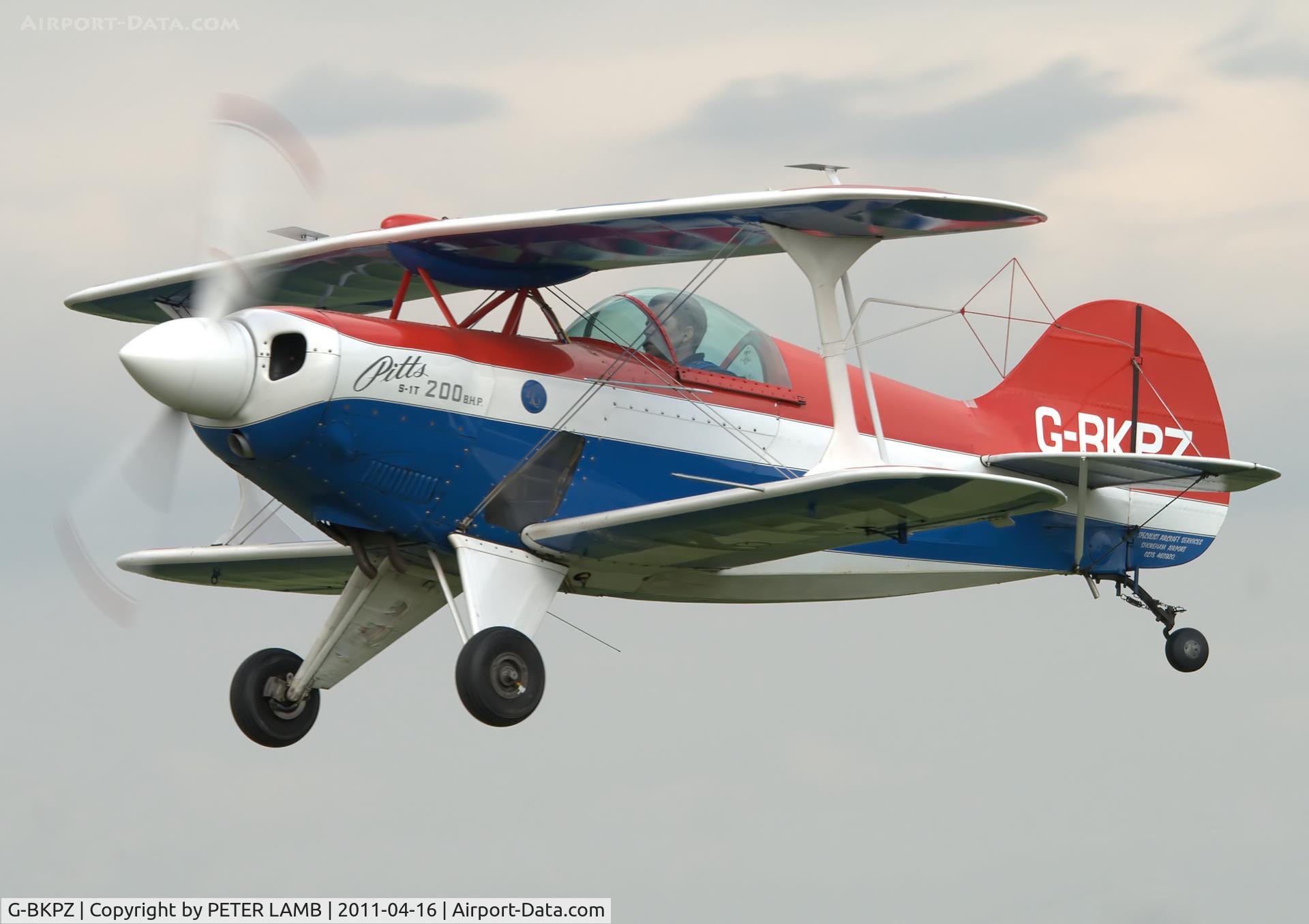 G-BKPZ, 1984 Pitts S-1T Special C/N PFA 009-10852, SH0T TAKEN AT BREIGHTON E.YORKS