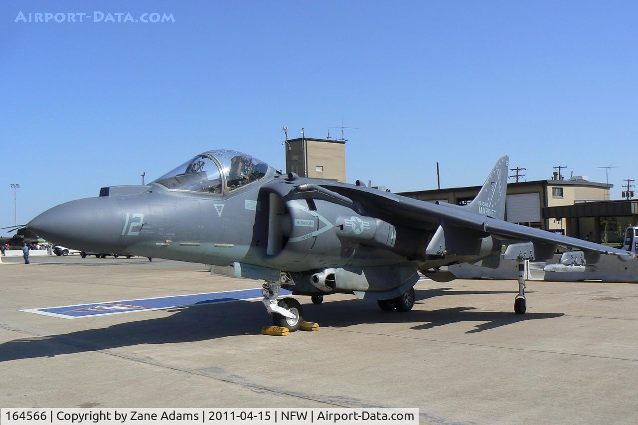 164566, McDonnell Douglas AV-8B+ Harrier II C/N 251, At the 2011 Air Power Expo Airshow - NAS Fort Worth.