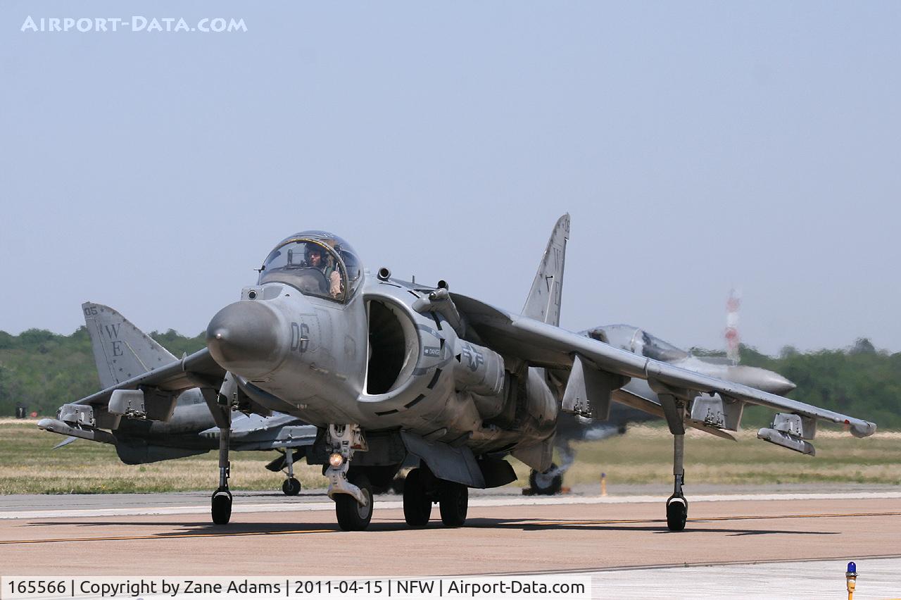 165566, Boeing AV-8B+(R)-27-MC Harrier II Plus C/N B303, At the 2011 Air Power Expo Airshow - NAS Fort Worth.
