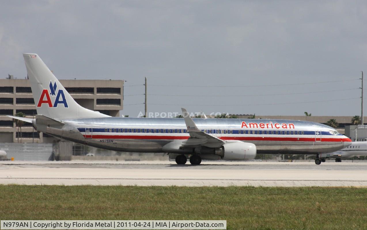 N979AN, 2009 Boeing 737-823 C/N 29568, American 737-800