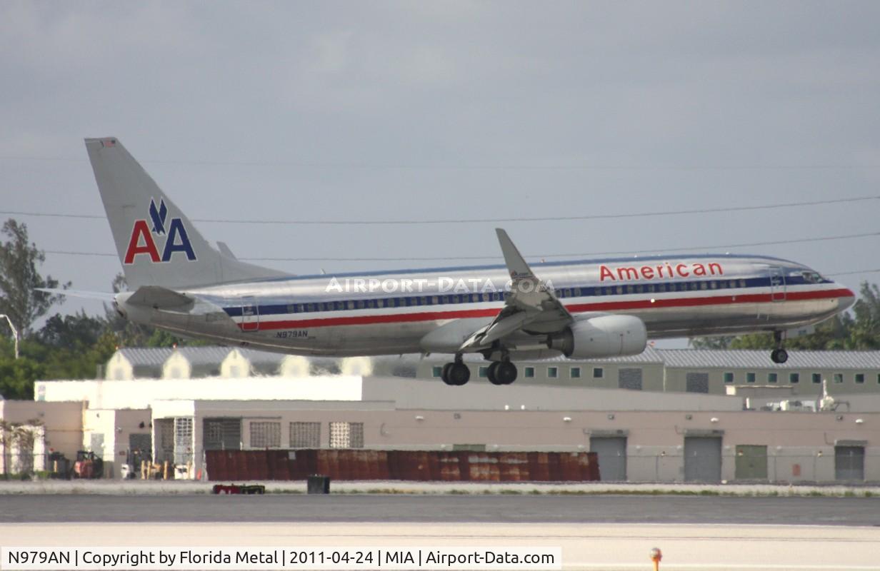N979AN, 2009 Boeing 737-823 C/N 29568, American 737-800