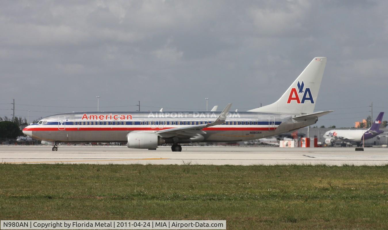 N980AN, 2009 Boeing 737-823 C/N 33203, American 737-800