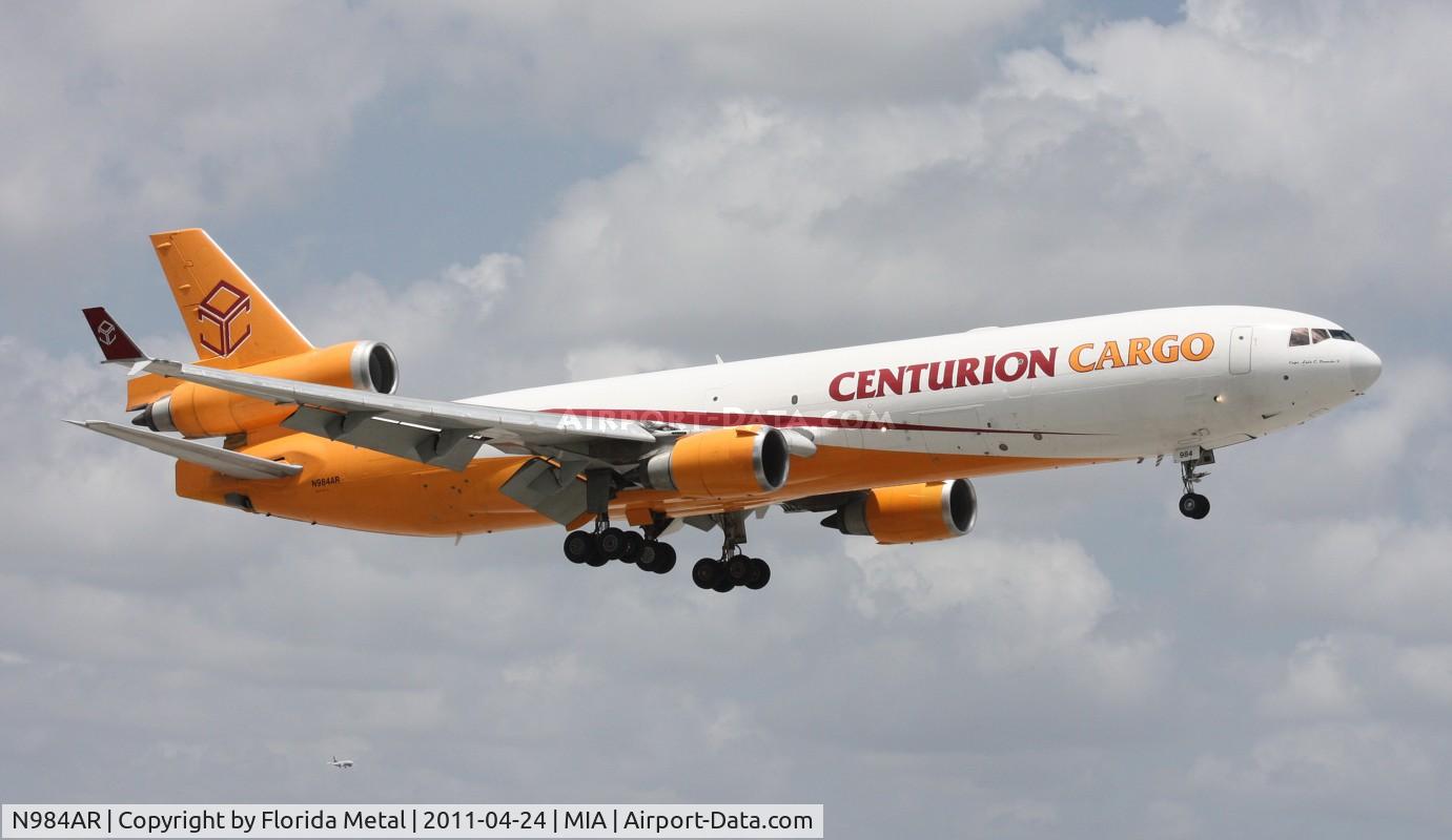 N984AR, 1992 McDonnell Douglas MD-11F C/N 48429, Centurion Cargo MD-11