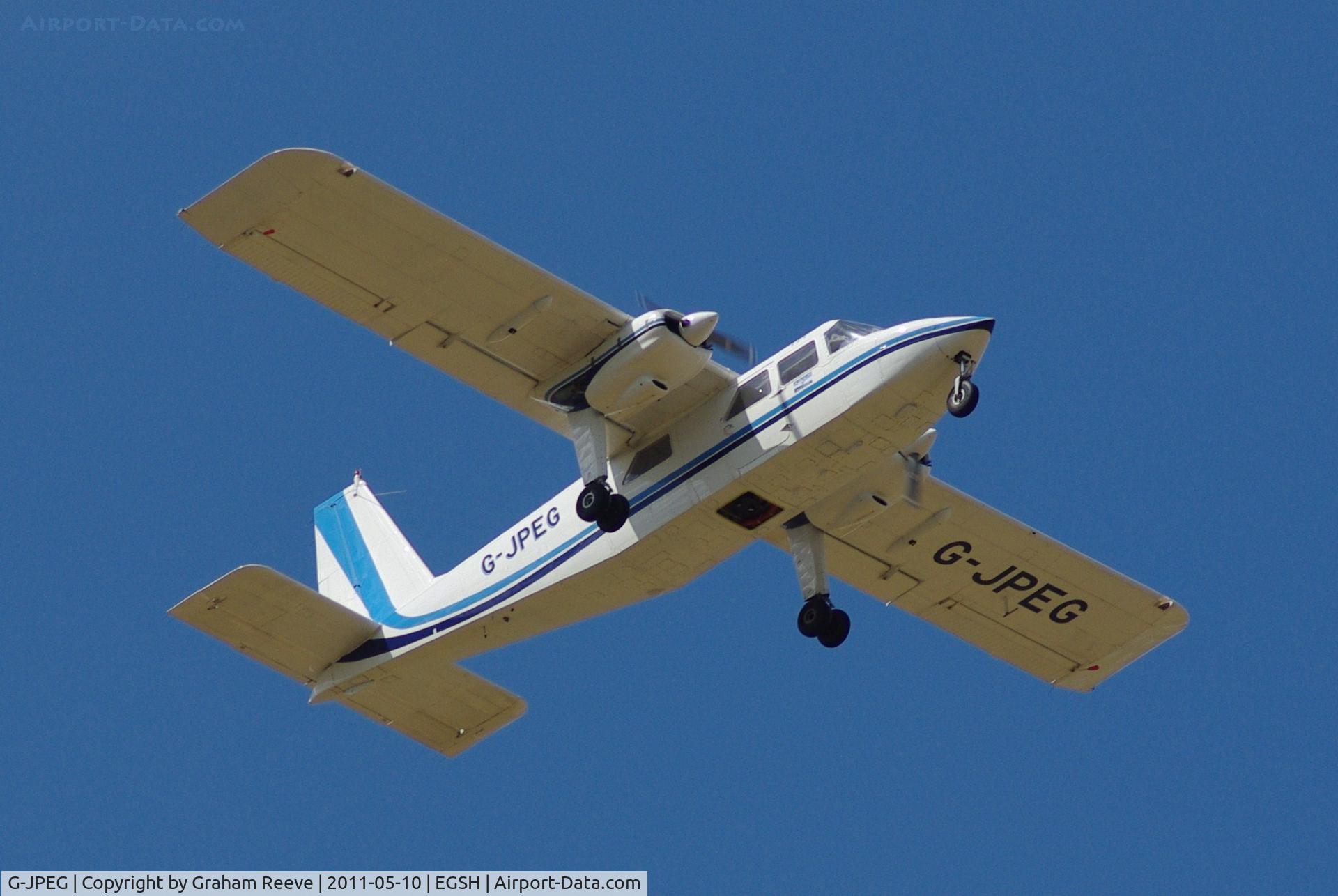 G-JPEG, 1976 Britten-Norman BN-2A-20 Islander C/N 541, Departing from 09.