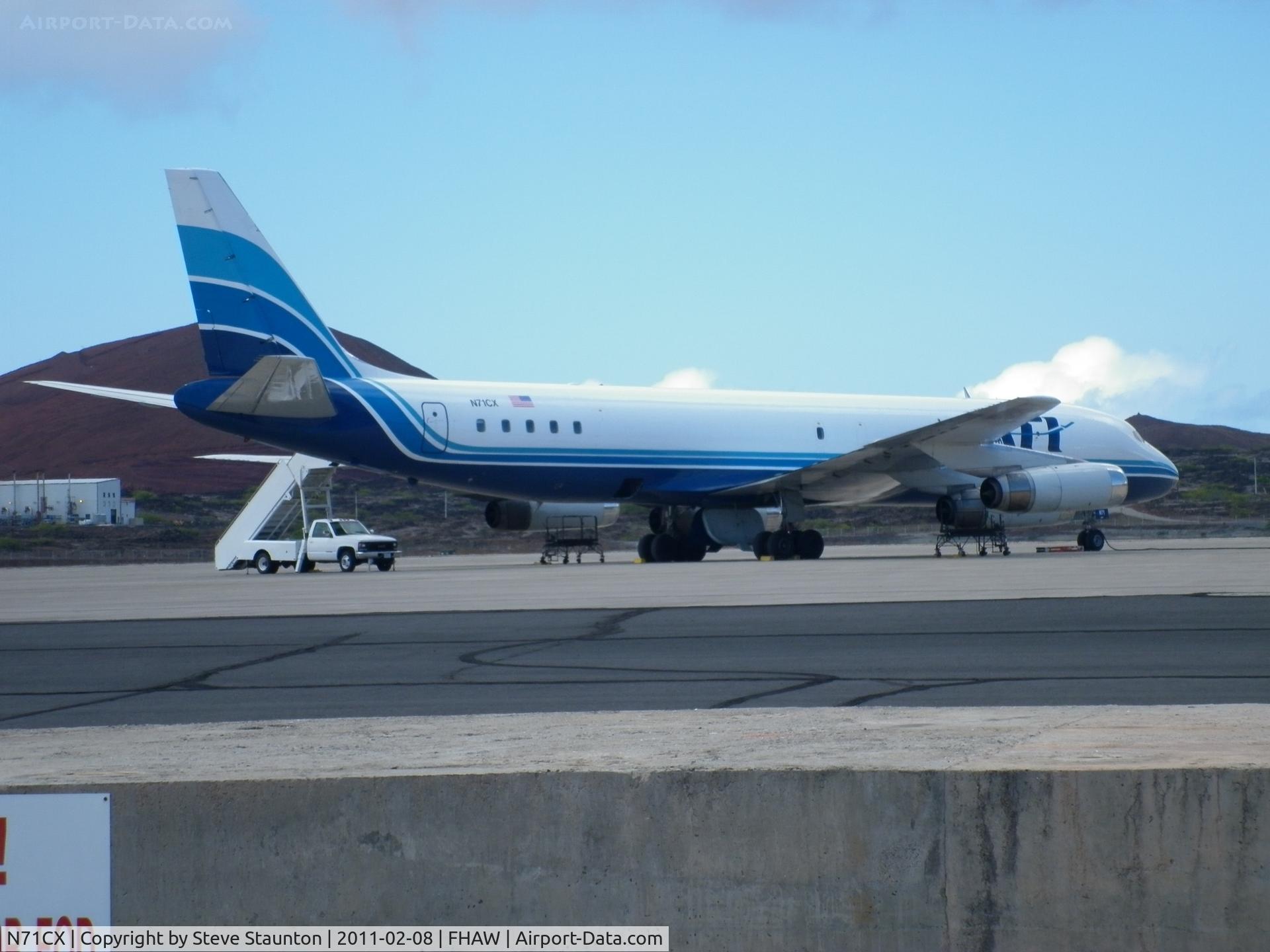 N71CX, 1968 Douglas DC-8-62 C/N 45961, Seen at Ascension Island, February 2011