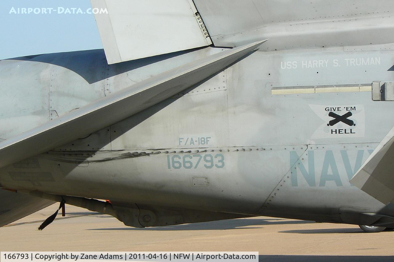 166793, Boeing F/A-18F Super Hornet C/N F166, At the 2011 Air Power Expo Airshow - NAS Fort Worth.