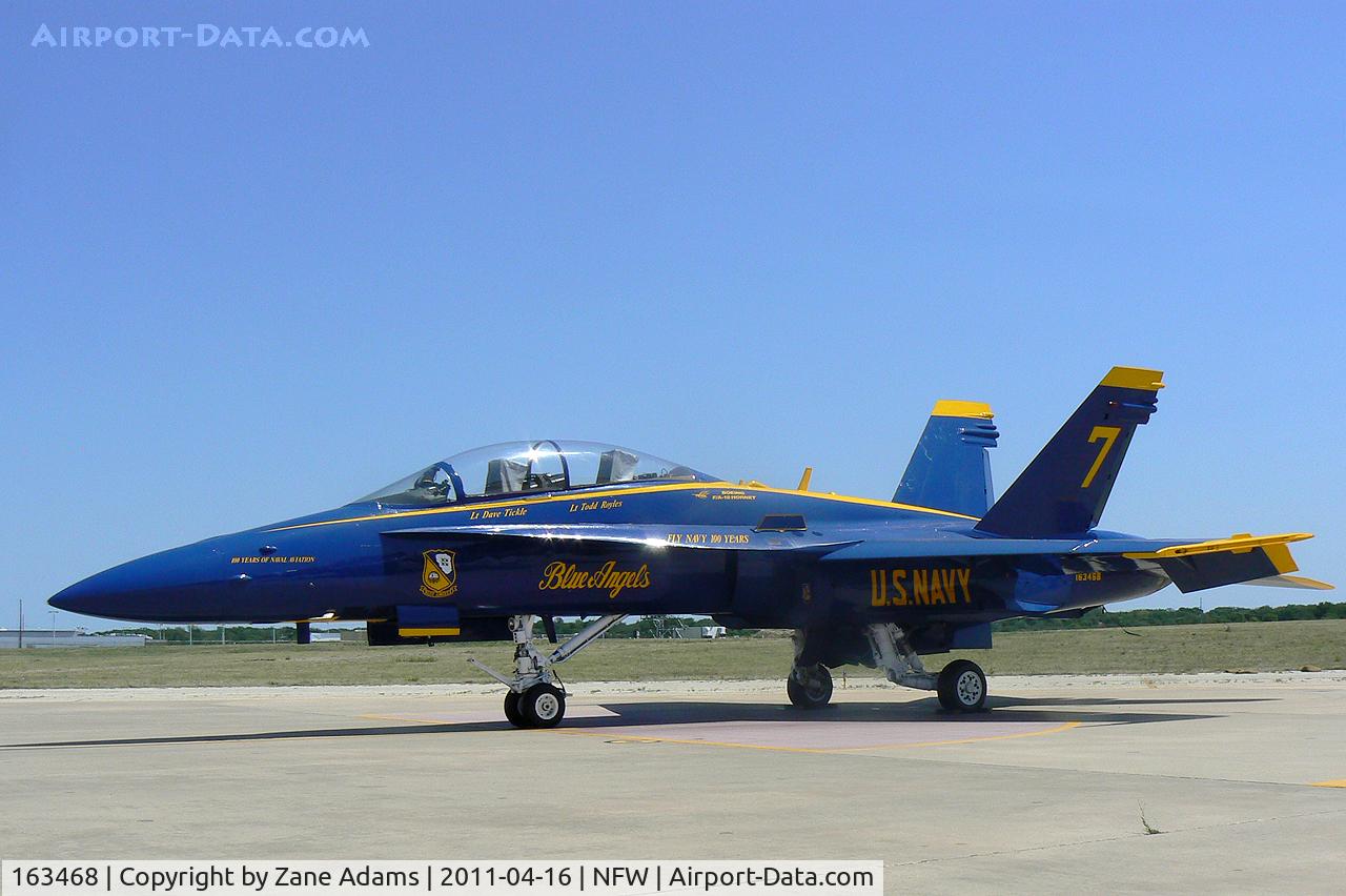 163468, McDonnell Douglas F/A-18D Hornet C/N 0691, At the 2011 Air Power Expo Airshow - NAS Fort Worth.