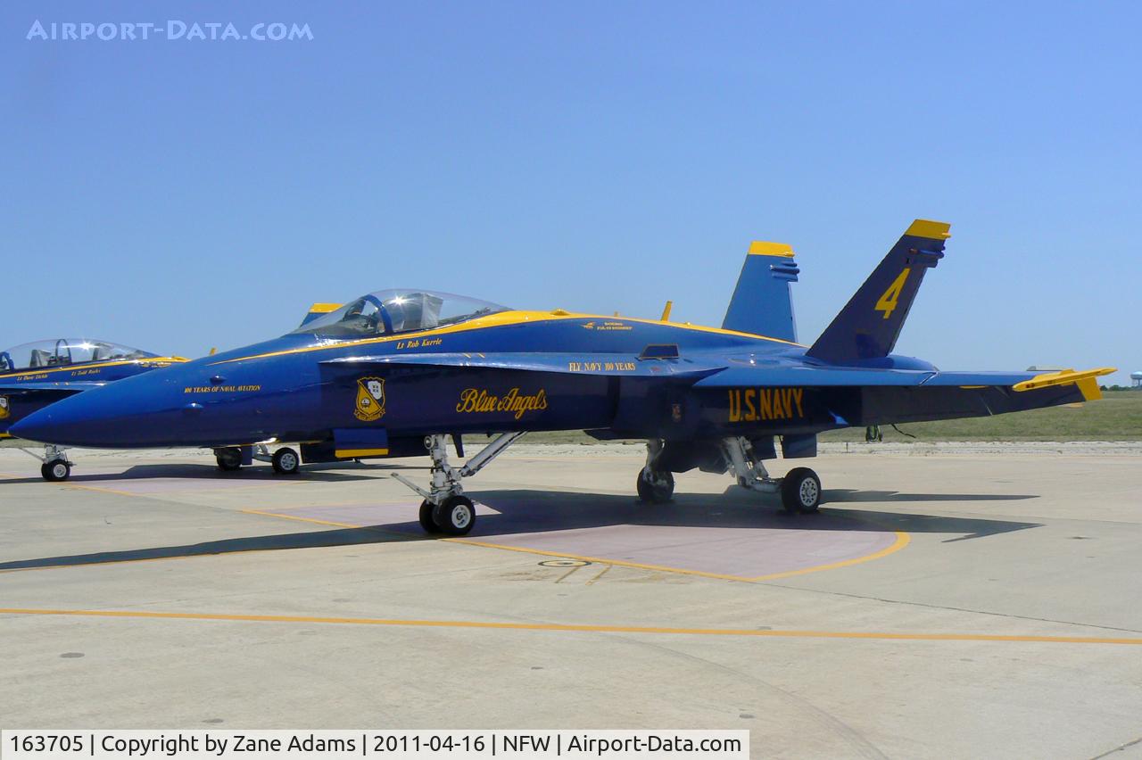 163705, 1988 McDonnell Douglas F/A-18C Hornet C/N 0767/C067, At the 2011 Air Power Expo Airshow - NAS Fort Worth.