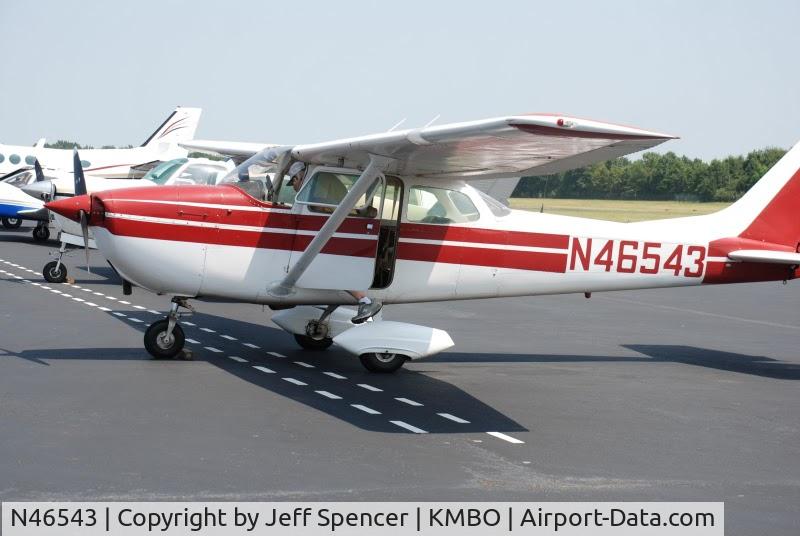 N46543, 1968 Cessna 172K Skyhawk C/N 17257340, Taken on ramp of KMBO.