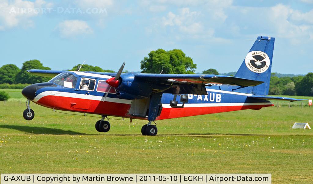 G-AXUB, 1969 Britten-Norman BN-2A Islander C/N 121, SHOT AT HEADCORN