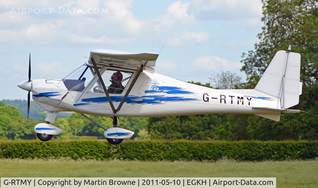 G-RTMY, 2005 Comco Ikarus C42 FB100 C/N 0502-6655, SHOT AT HEADCORN
