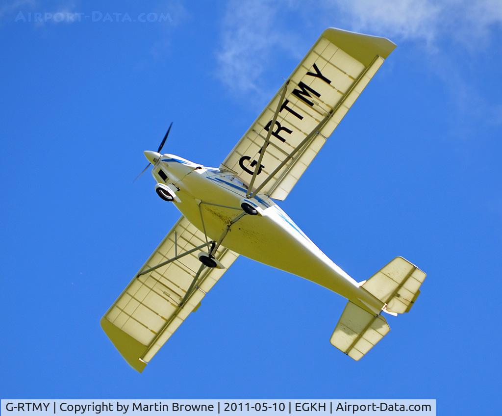 G-RTMY, 2005 Comco Ikarus C42 FB100 C/N 0502-6655, SHOT AT HEADCORN
