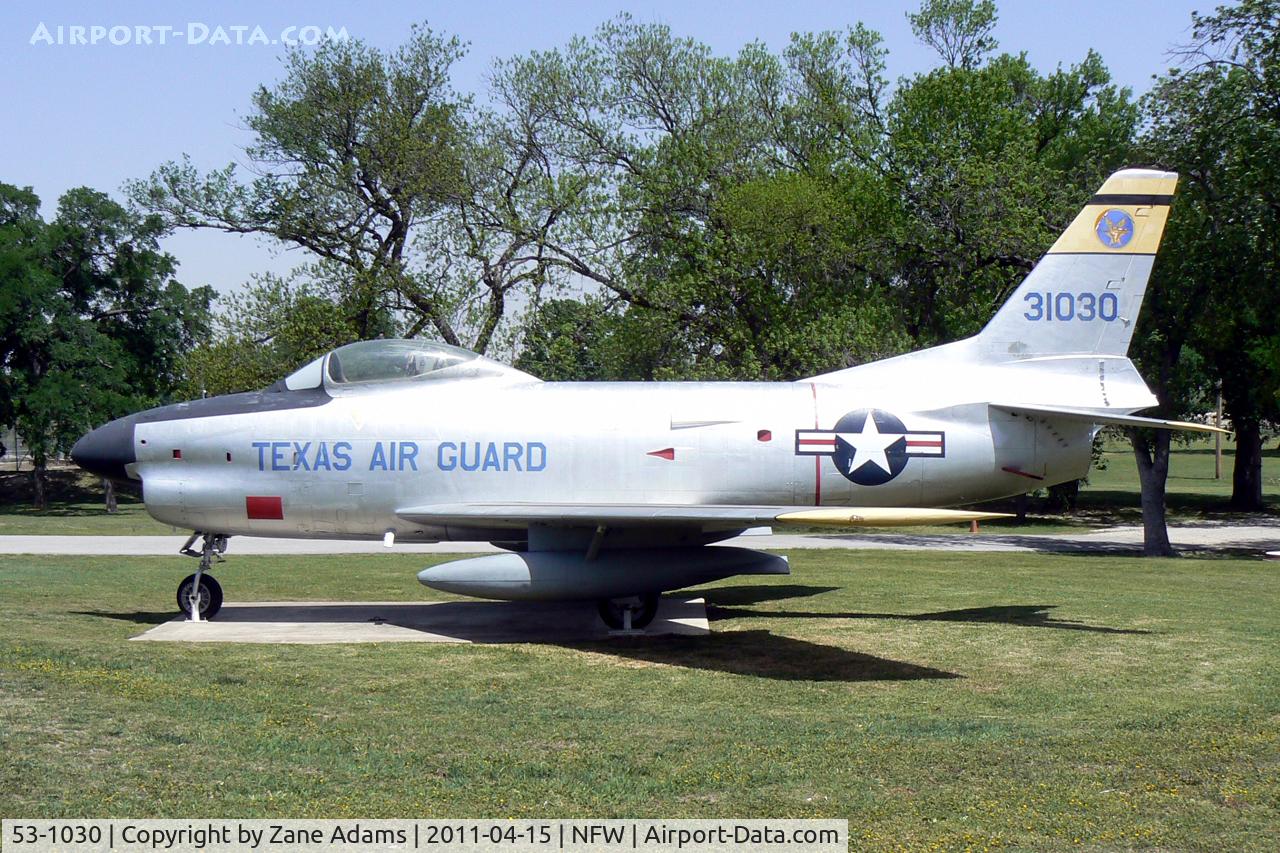 53-1030, 1953 North American F-86L Sabre C/N 201-474, At the 2011 Air Power Expo Airshow - NAS Fort Worth.