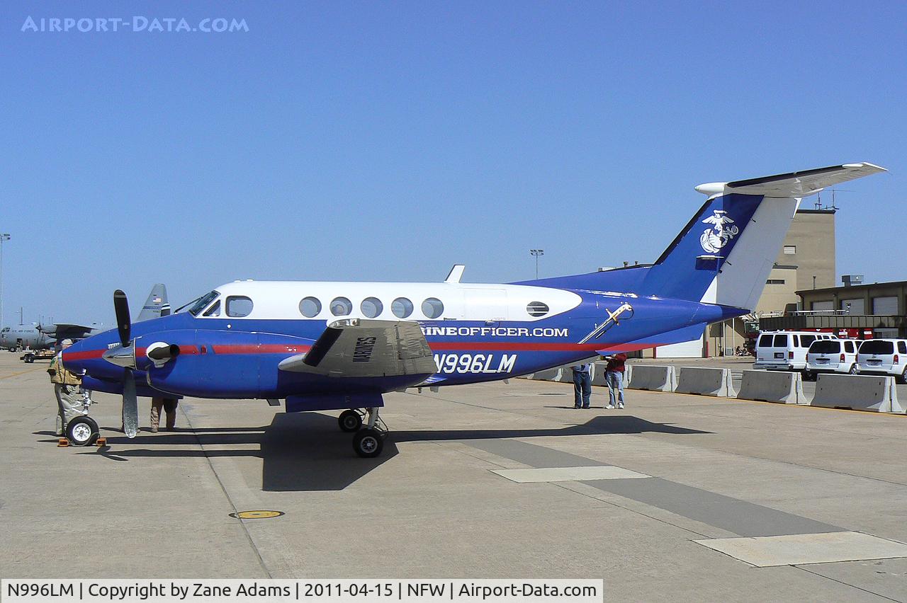 N996LM, 1976 Beech 200 King Air C/N BB-157, At the 2011 Air Power Expo Airshow - NAS Fort Worth.
