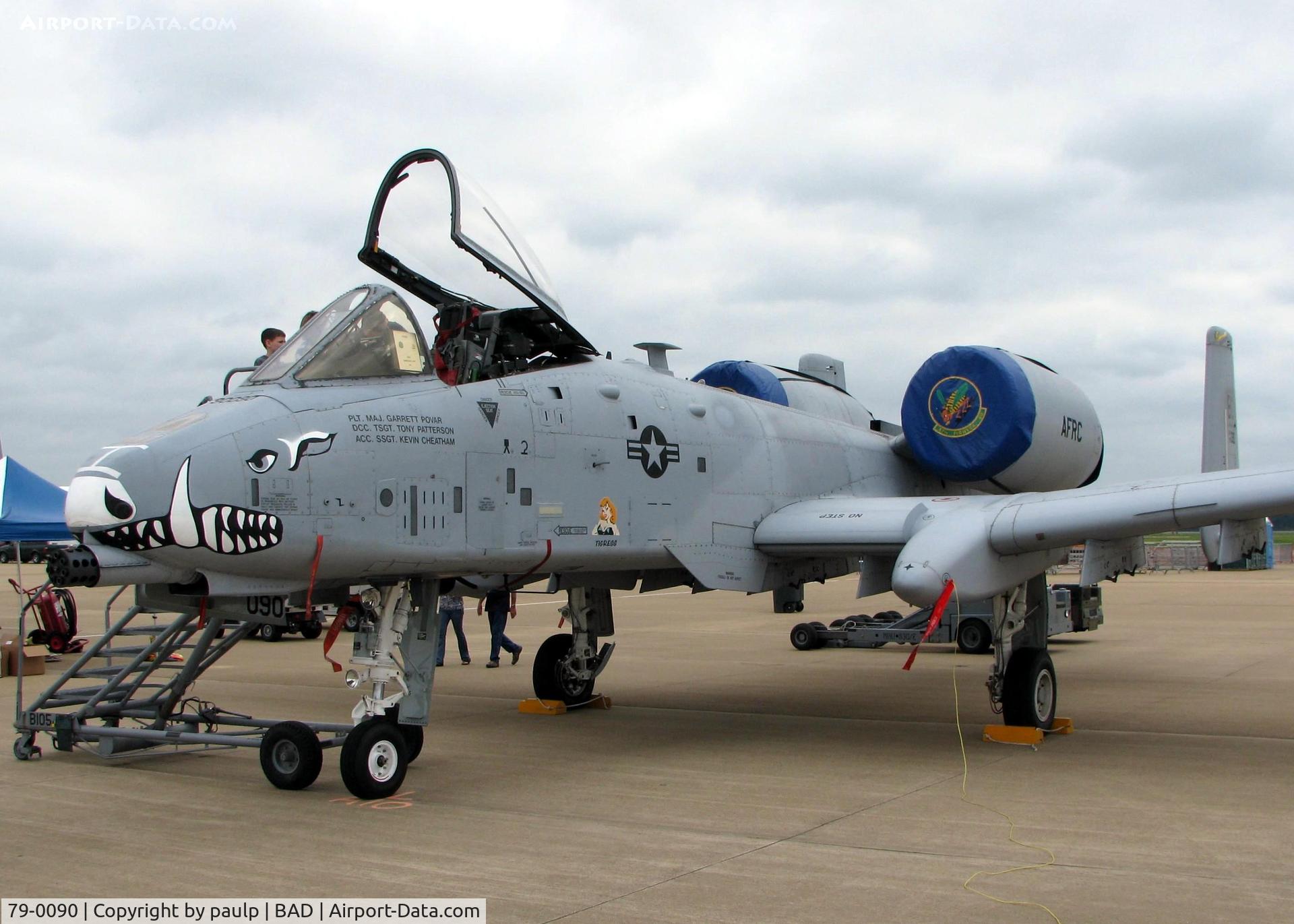 79-0090, 1979 Fairchild Republic A-10C Thunderbolt II C/N A10-0354, Barksdale Air Force Base 2011